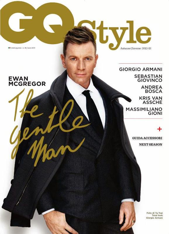 Ewan McGregor sur le cover du GQ Men's Style