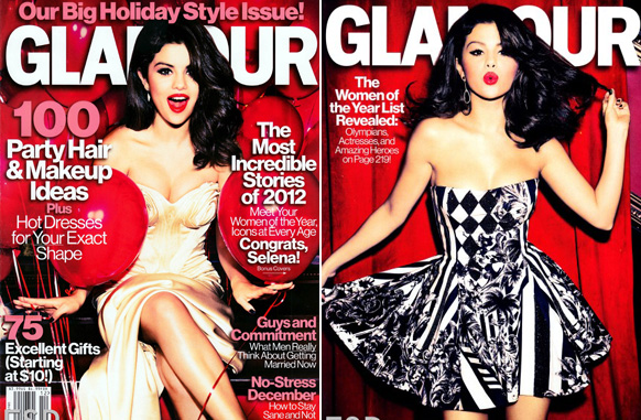 Selena Gomez sur le cover du Glamour