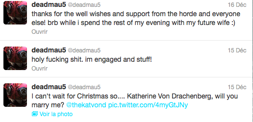 Kat Von D et Deadmau5 sont fiancés