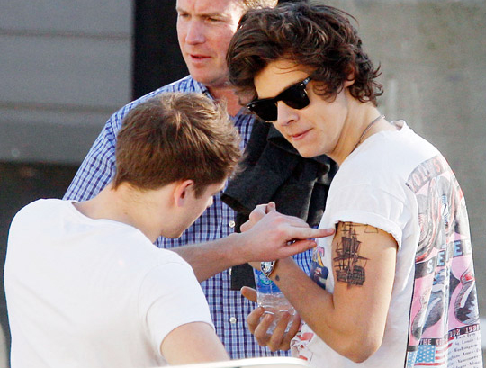 Le nouveau tatouage de Harry Styles