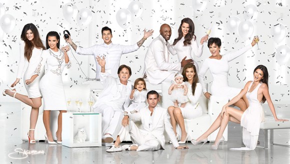 La traditionnelle carte de Noël de la famille Kardashian