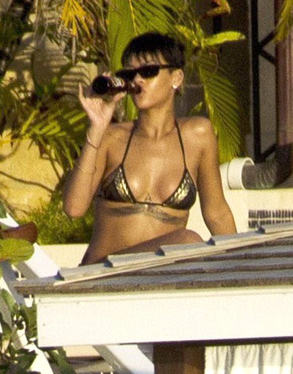 Rihanna en vacances à la Barbade
