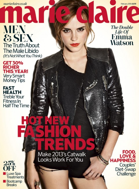 Emma Watson est hot pour le shooting photo du Marie Claire UK