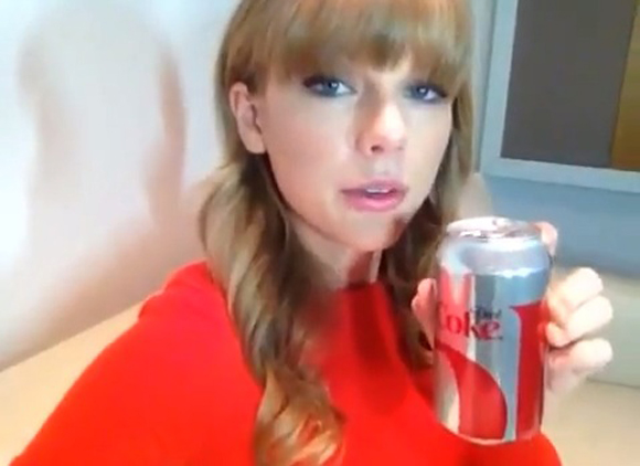 Taylor Swift signe un contrat avec Diet Coke