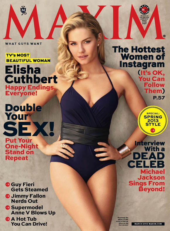 Elisha Cuthbert est la plus belle femme à la télévision selon le magazine Maxim