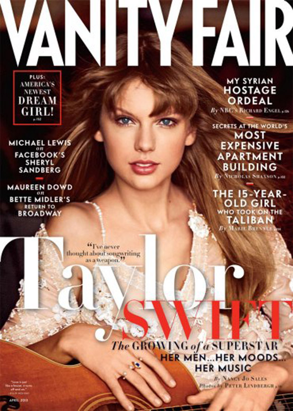 Taylor Swift pose pour le Vanity Fair et avoue n'avoir eu que deux relations depuis 2010 