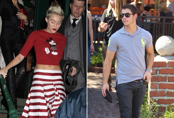 Miley Cyrus passe du temps avec son ex Nick Jonas 