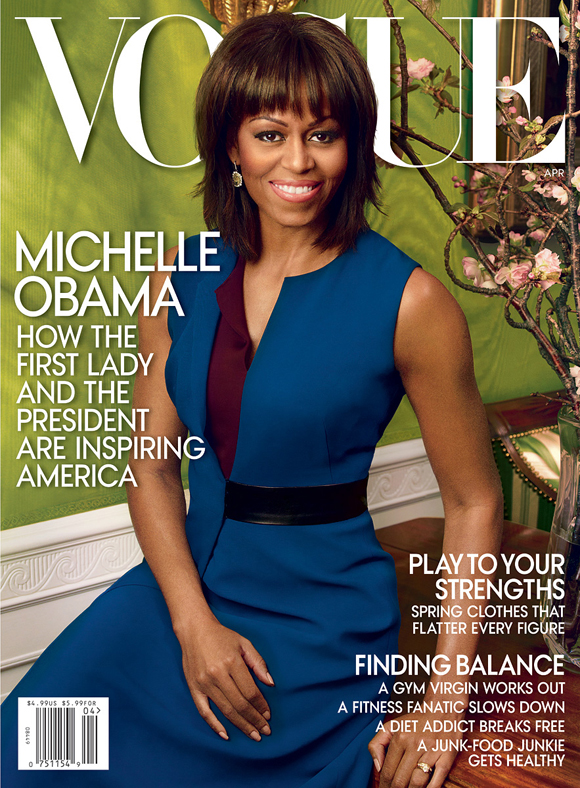 Michelle Obama sur le cover de Vogue