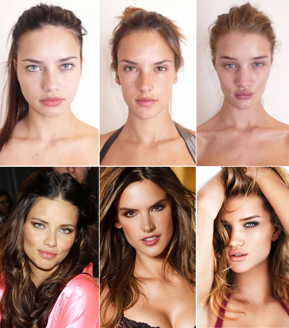 LE BUZZ - Les mannequins de Victoria's Secret sans maquillage