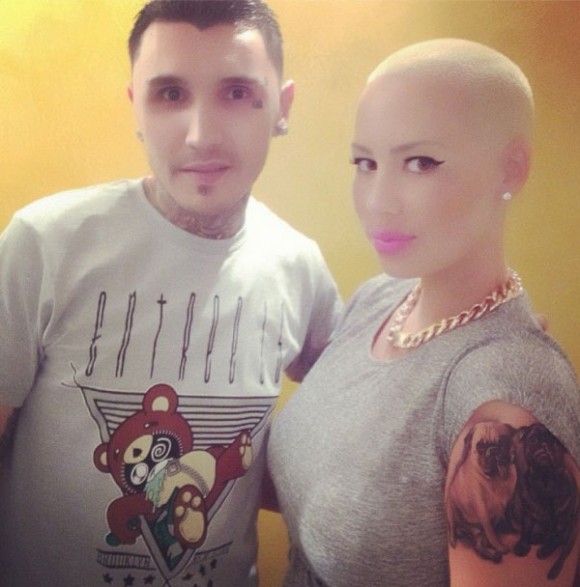 Amber Rose se fait tatouer la figure de son fiancé