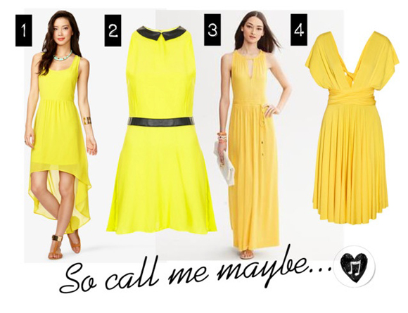 Look de star MINI: Adoptons la robe jaune, façon Carly Rae Jepsen