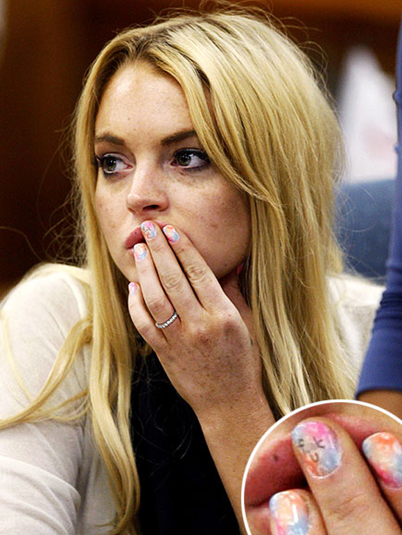 Le look poilu de Lindsay Lohan