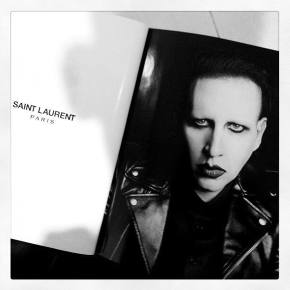 Marilyn Manson est l'égérie de Saint-Laurent Paris 