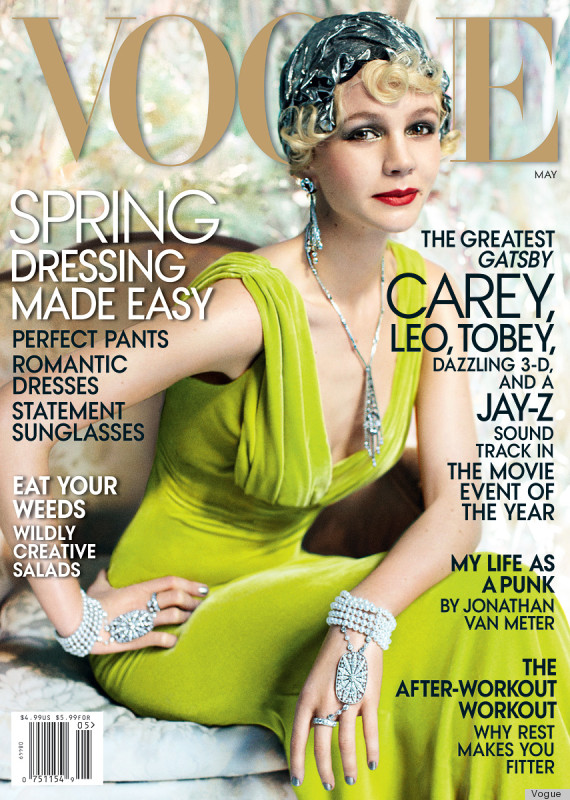 Carey Mulligan se la joue Great Gatsby sur le cover de Vogue