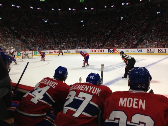 Hugh Jackman à Montréal à la game des Canadiens
