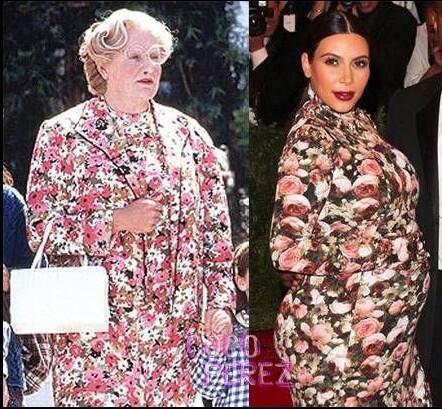 Kim Kardashian et Mme Doubtfire - Dans le RING 