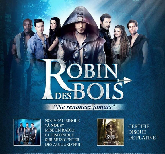 L'album du spectacle Robin des Bois avec Stéphanie Bédard est certifié platine