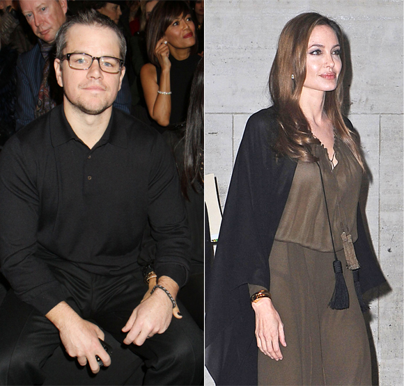 Matt Damon croit que la décision d'Angelina Jolie de se faire enlever les deux seins va inspirer les autres femmes