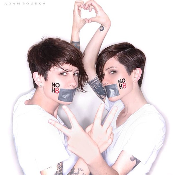 Tegan & Sara s'associent à NoH8