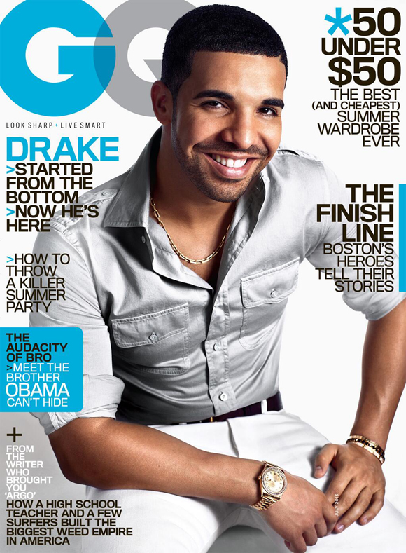 Drake fait le cover du magazine GQ et Amanda Bynes est contente