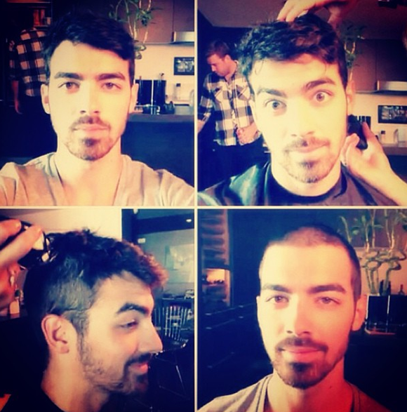 Joe Jonas s'est rasé les cheveux