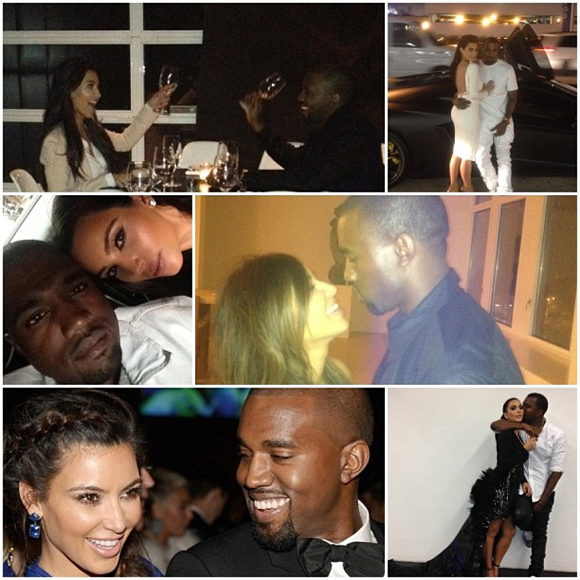 Kim Kardashian publie un collage de son histoire d'amour avec Kanye West sur Instagram 