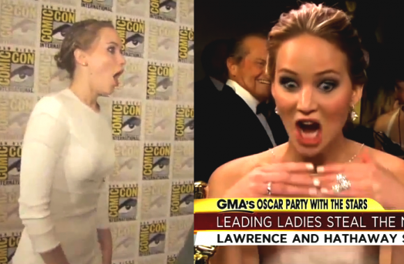 Jennifer Lawrence - Sa rencontre hilarante avec Jeff Bridges au Comic Con