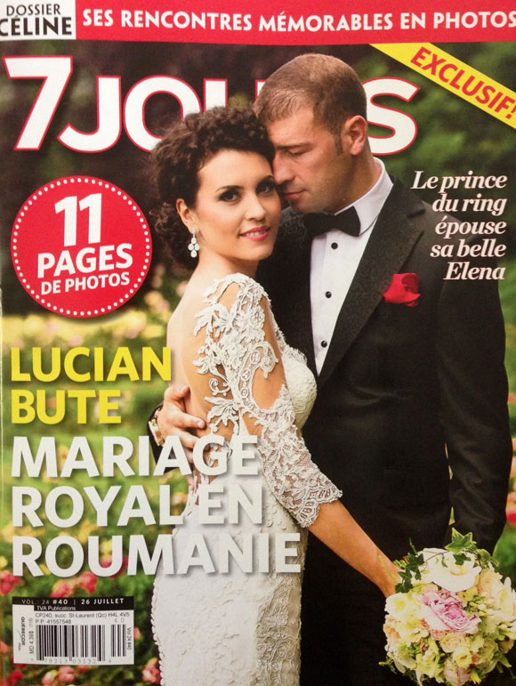 Lucian Bute s'est marié en Roumanie