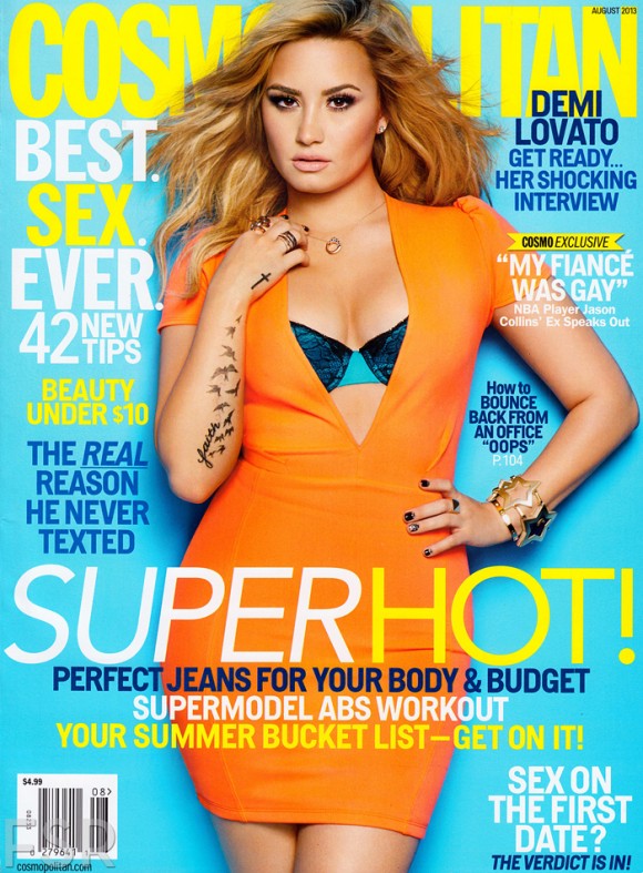 Demi Lovato est HOT sur le cover du Comopolitain