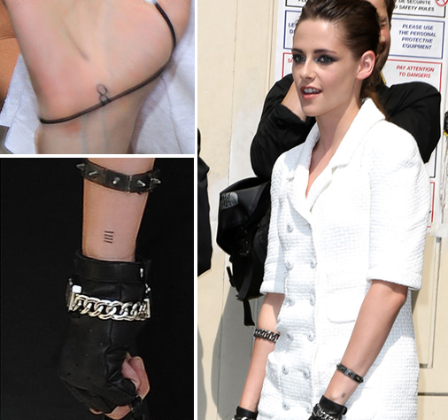 Les deux nouveaux tatouages de Kristen Stewart