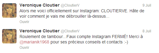 veronique cloutier est sur intagram