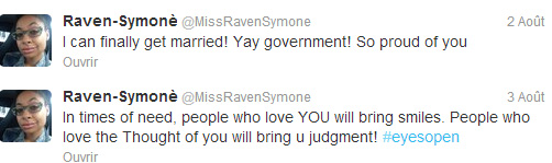 Raven-Symonè fait son coming-out 