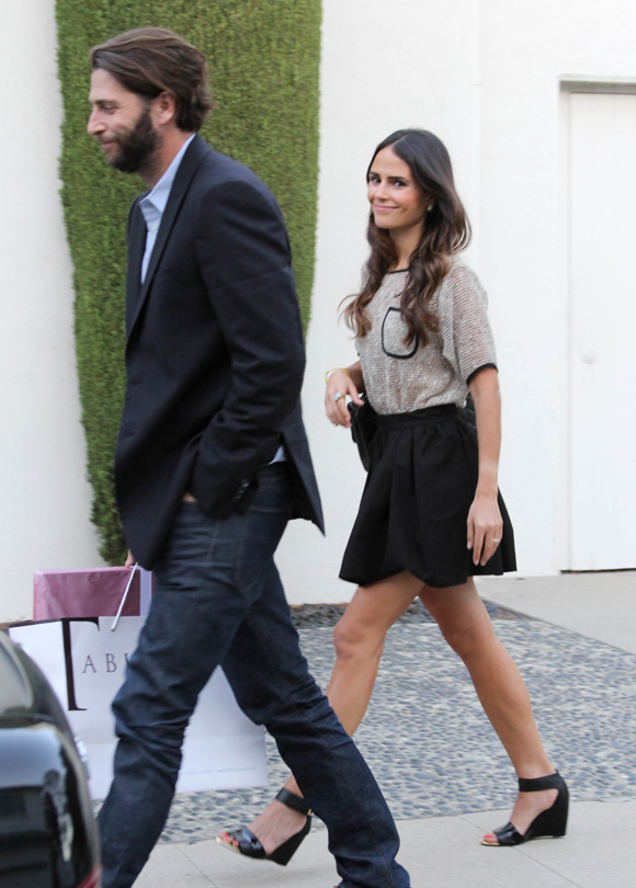 Exclusive... Jordana Brewster and Hubby Andrew Form Attend a Party