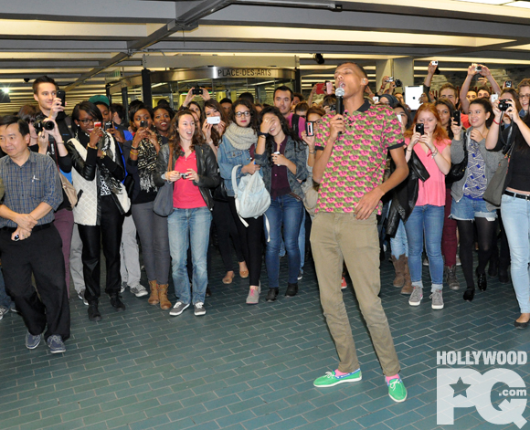 Stromae Montréal stunt 2