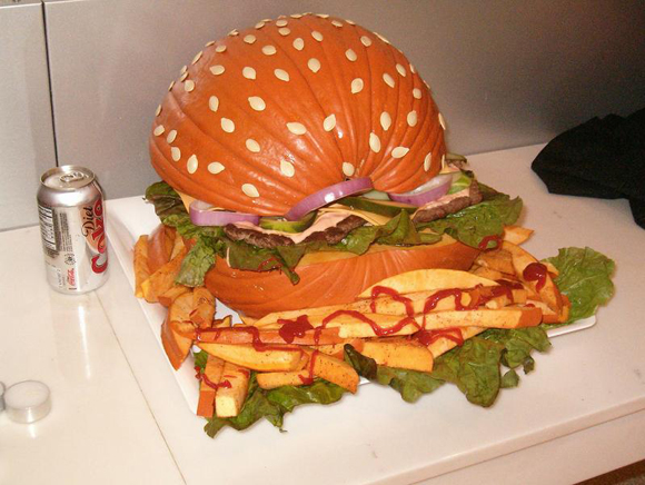 hamburger-pumpkin-with-fries