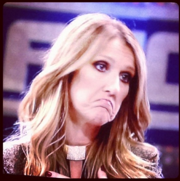 Céline Dion fait la face de Grumpy Cat