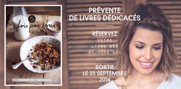 Pré-commandez le livre de recettes Trois fois par jour de Marilou et Alexandre Champagne
