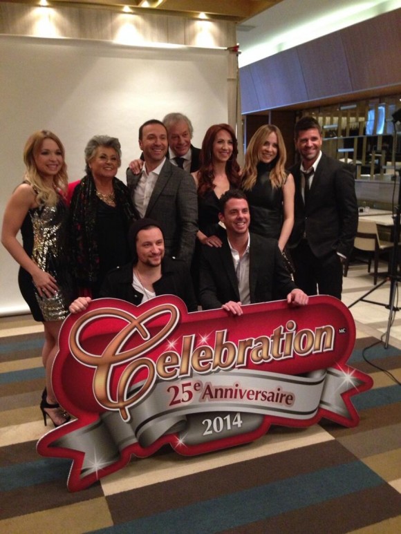 Célébration 2014 fête son 25e avec Marie-Mai, Marc Dupré, Philippe Bond et Lara Fabian