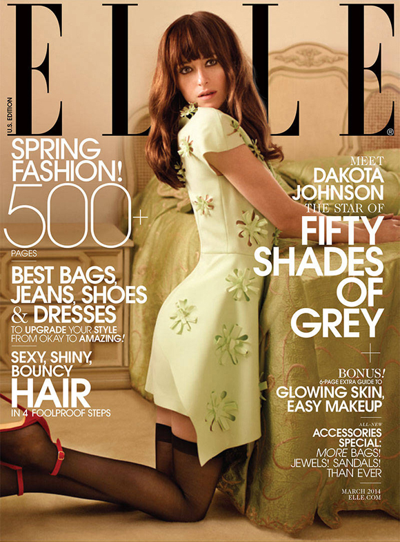 Dakota Johnson est sexy sur le cover du magazine Elle