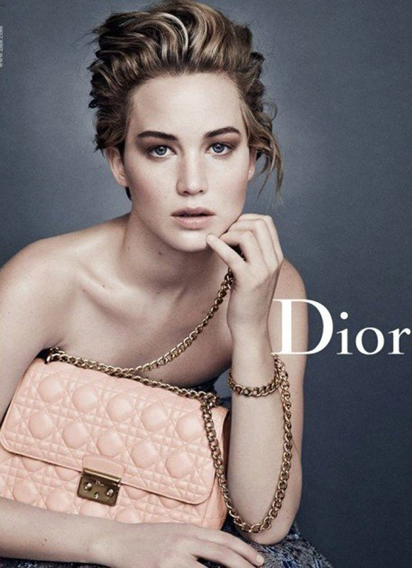 Jennifer Lawrence pour sa nouvelle campagne pour Dior