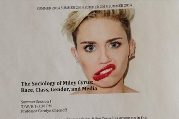 miley Cyrus cours universitaire