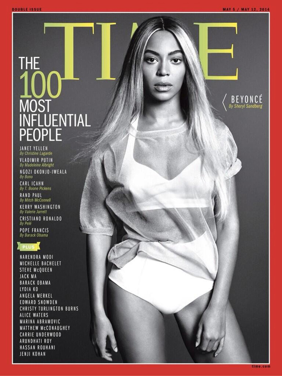 Beyoncé fait partie des 100 personnes les plus influentes selon le Time Magazine
