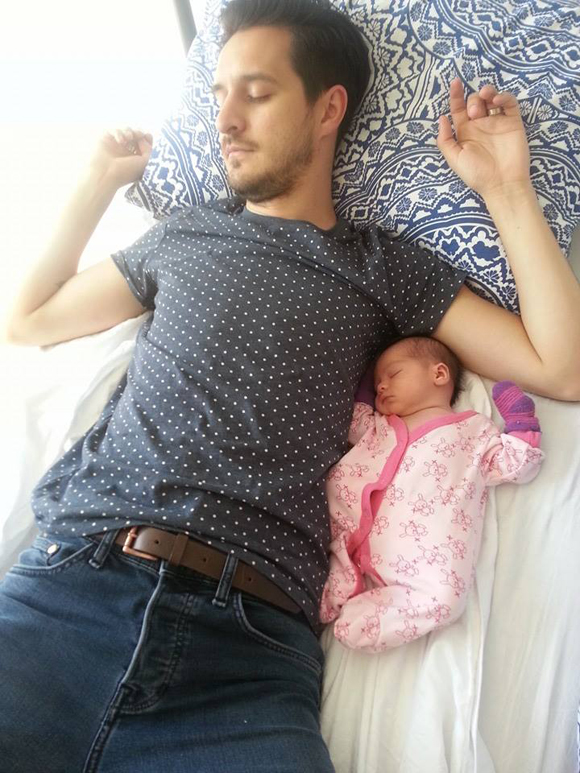 Bianca Gervais et Sébastien Diaz dévoile une photo de leur petite fille