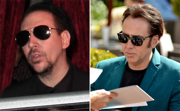 marilyn manson ressenmble à nicolas cage