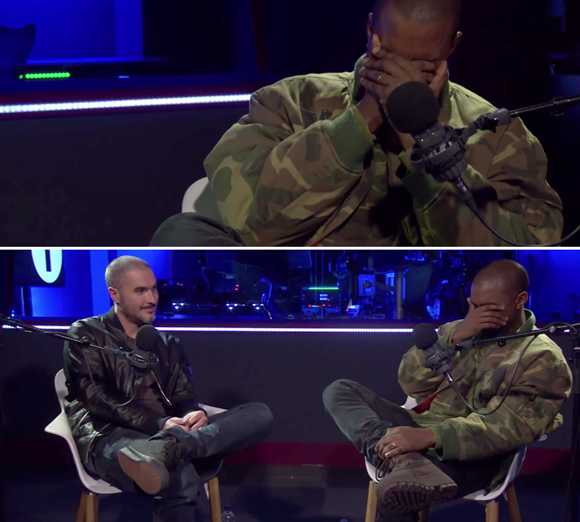 Kanye West pleure en pleine entrevue