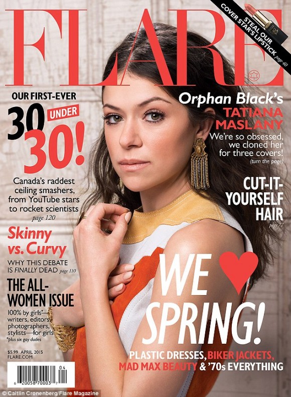 Tatiana Maslany sur le Flare magazine et la bande-annonce de la saison 3 d'Orphan Black dévoilée