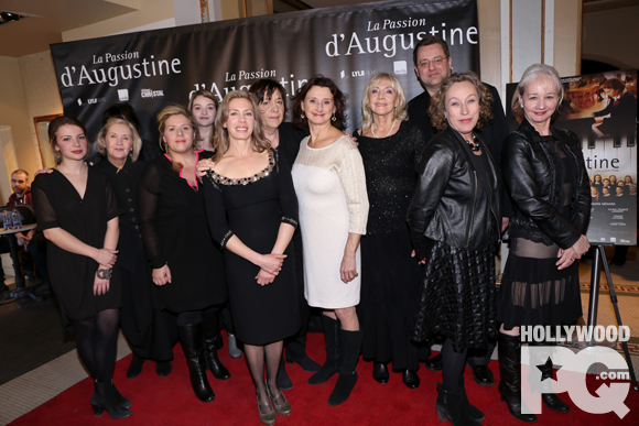 Première de La passion d'Augustine avec Céline Bonnier