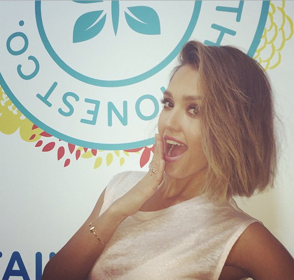 Le nouveau bob de Jessica Alba