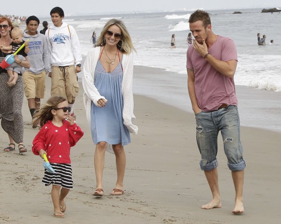 Celebs At A 4th Of July Party In Malibu