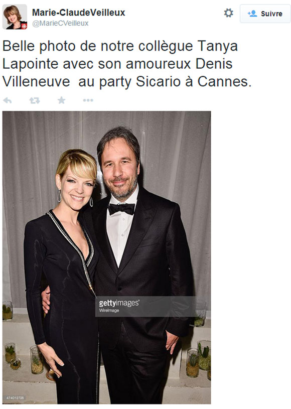 Denis Villeneuve en couple avec la journaliste Tanya Lapointe
